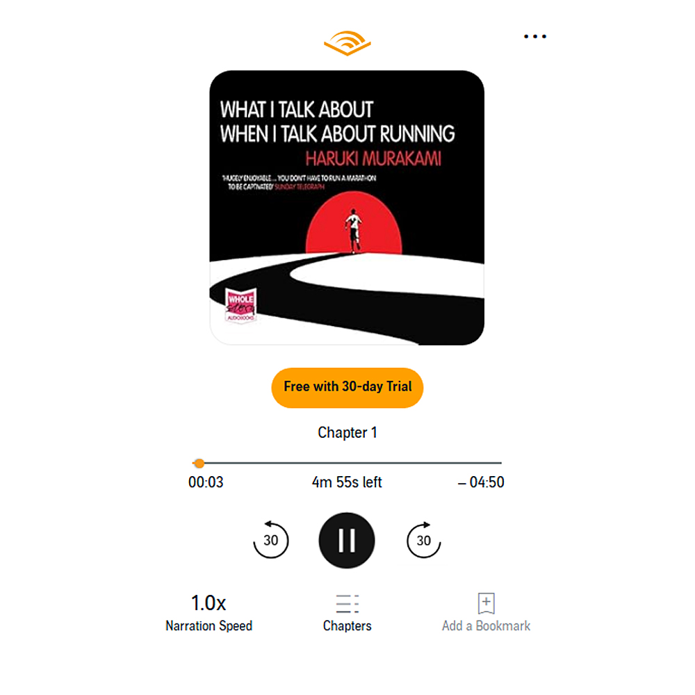 What I Talk About When I Talk About Running