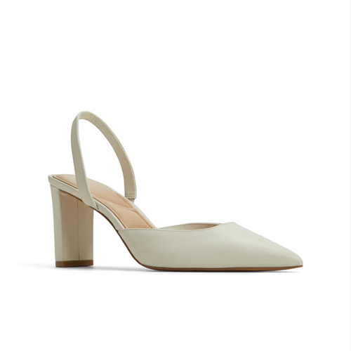 Olaeldan-In121 Women White Block Heel Sandals