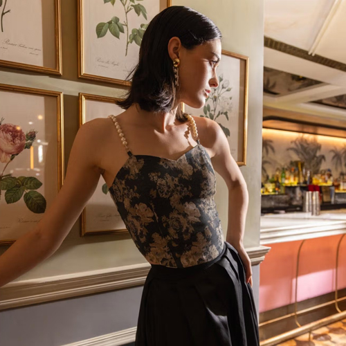 Sage By Mala Pearl Garden Top