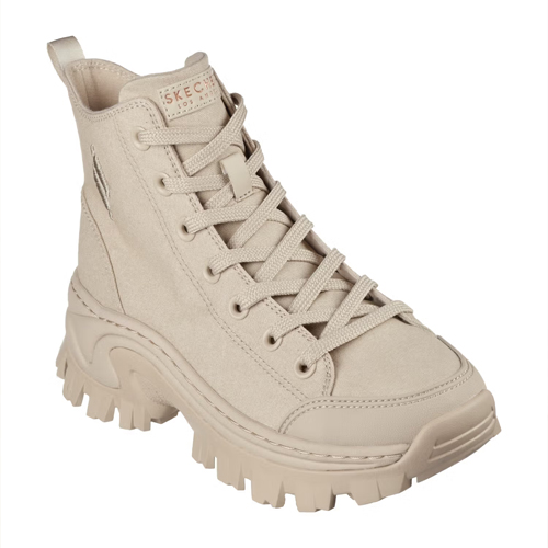 SKECHERS Women Hi-Ryze Crazy Stomper Sand Casual Boots