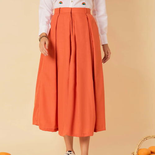 Uptownie Lite Box Pleated Midi Skirt