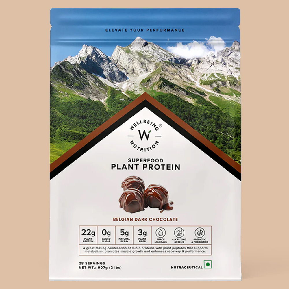 Vegan Protein 22g | 907g | 3B CFU Probiotics | Belgian Dark Chocolate