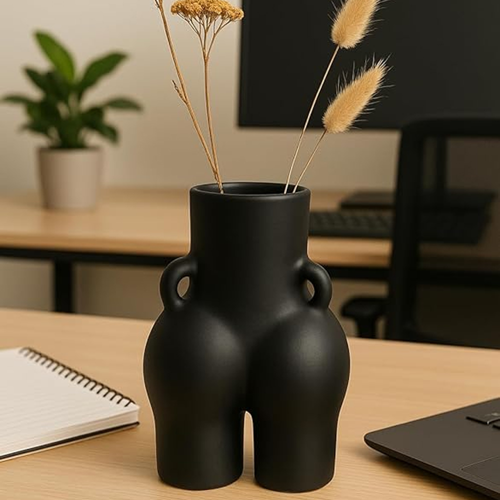 Khwabgah Decorative Body-Shaped Ceramic Vase