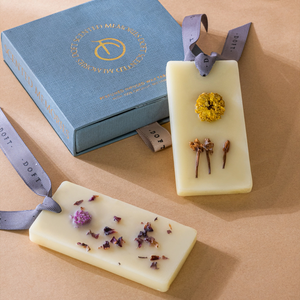 Casa Gusto Flower Blossom Perfume Infused Wax Tablets | Set of 2