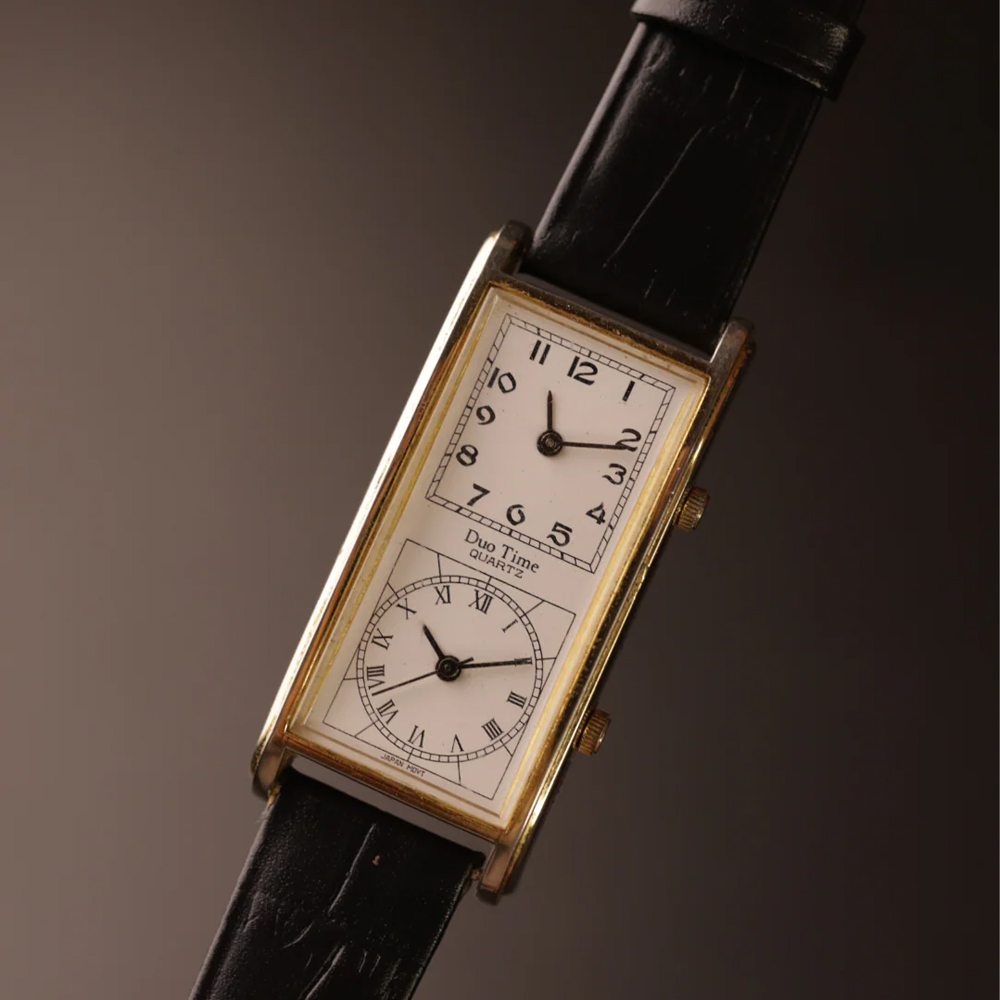 The Revolver Club Dual Time Vintage Quartz Watch