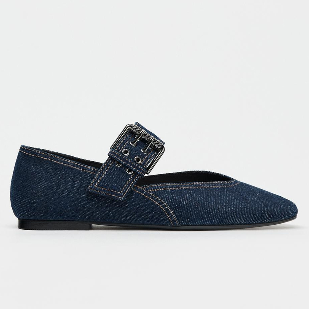 Buckled Ballet Flats