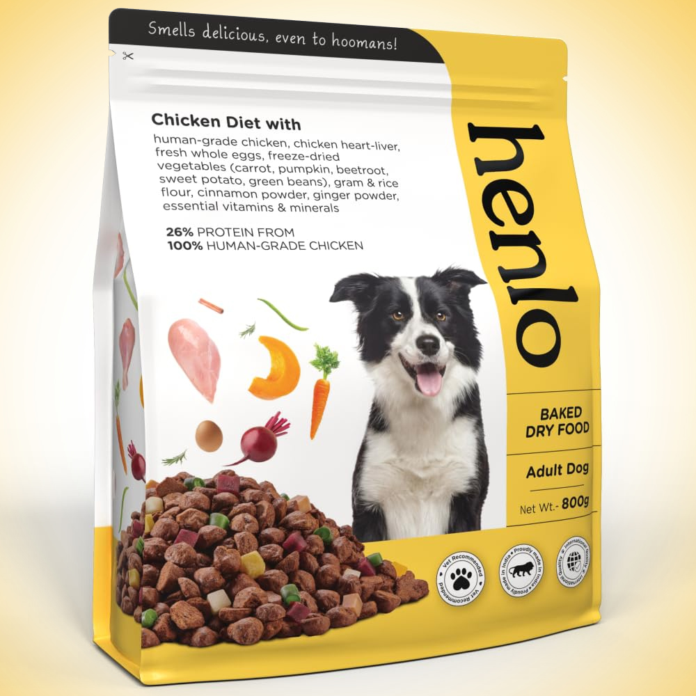 Henlo Baked Dry Dog Food for Adult Dog