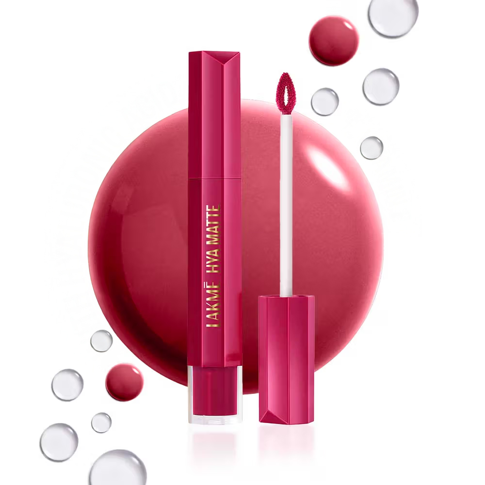 Lakme 9to5 Hya Matte Liquid Lipstick + Hyaluronic Acid - Powersuit Pink