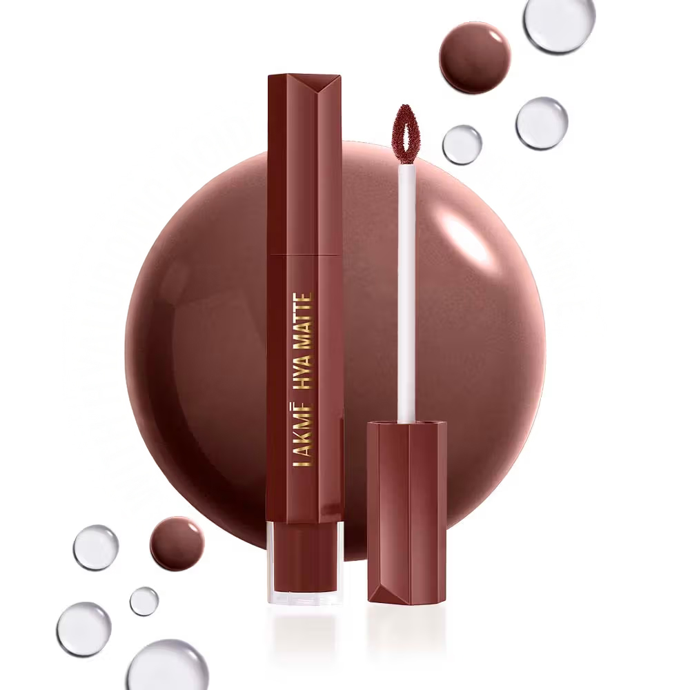 Lakme 9to5 Hya Matte Liquid Lipstick + Hyaluronic Acid - Monday Mocha 