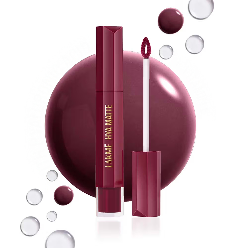 Lakme 9to5 Hya Matte Liquid Lipstick + Hyaluronic Acid - Meetup Mauve 
