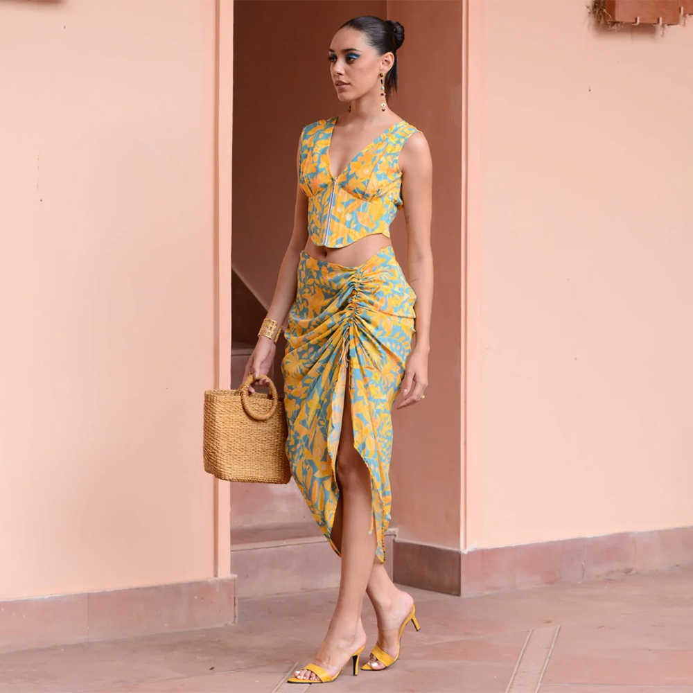 Rishi & Vibhuti Pineapple Corset Set