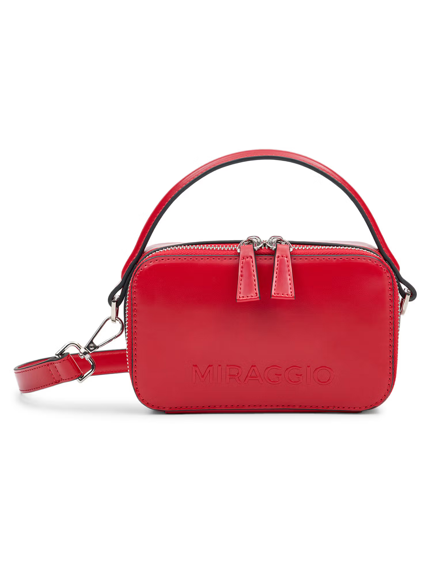 MIRAGGIO Red Mabel Crossbody Bag for Women