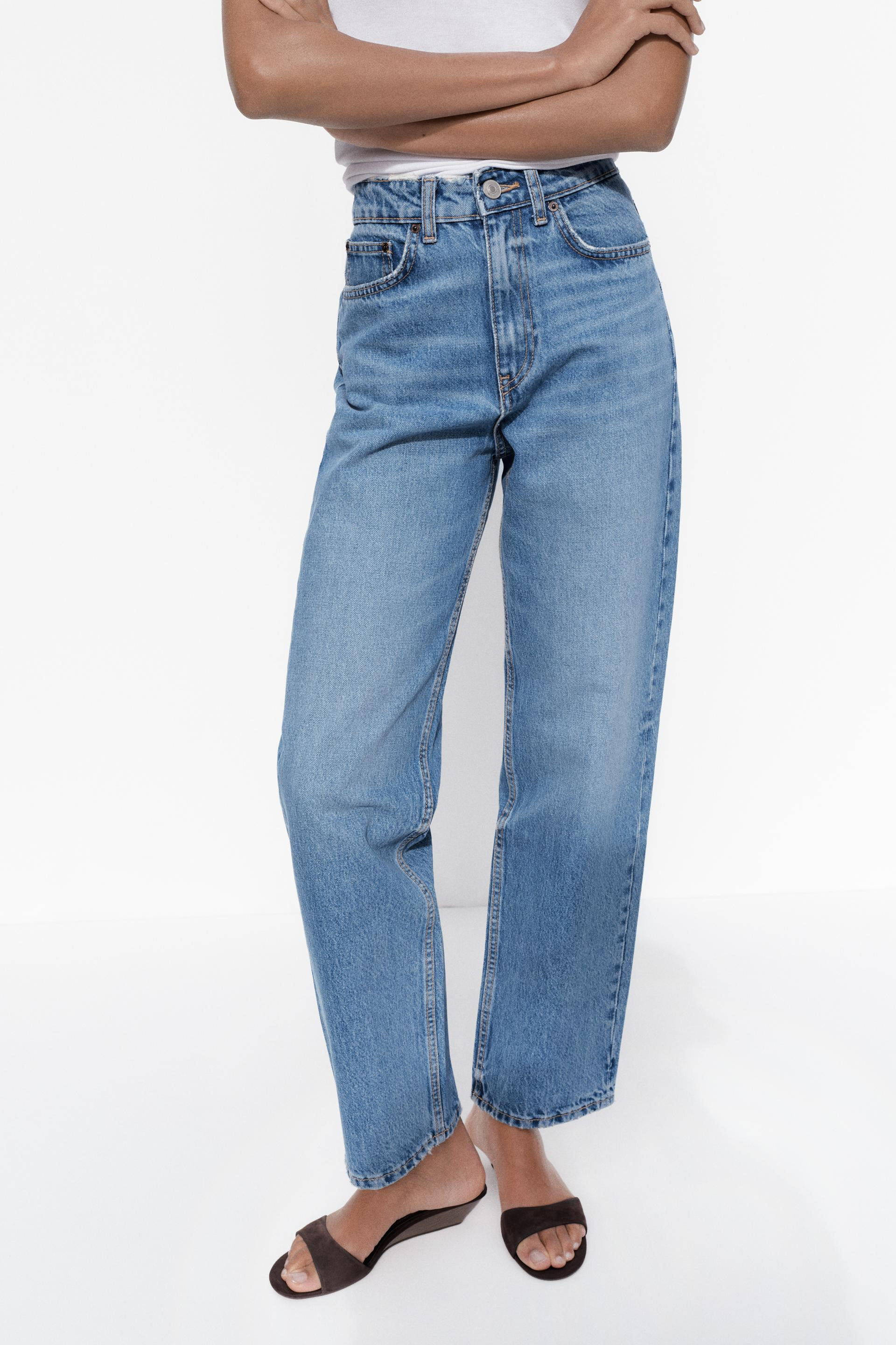 TRF MOM FIT HIGH-WAIST JEANS