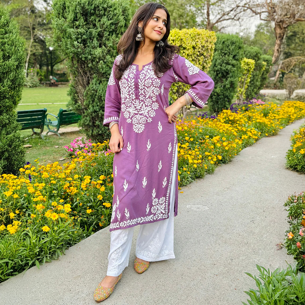 Zubeida Diaries Rayon Boota Embroidery Kurta