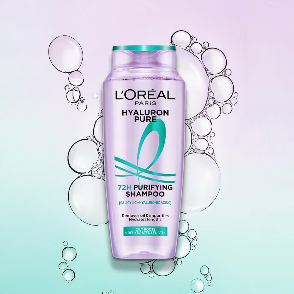 L’Oréal Paris Hyaluron Pure 72H Purifying Shampoo