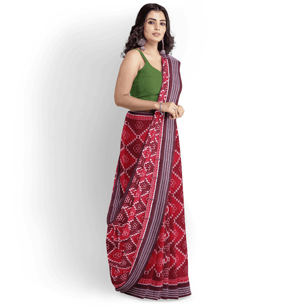New Modern Design Sambalpuri Cotton Saree