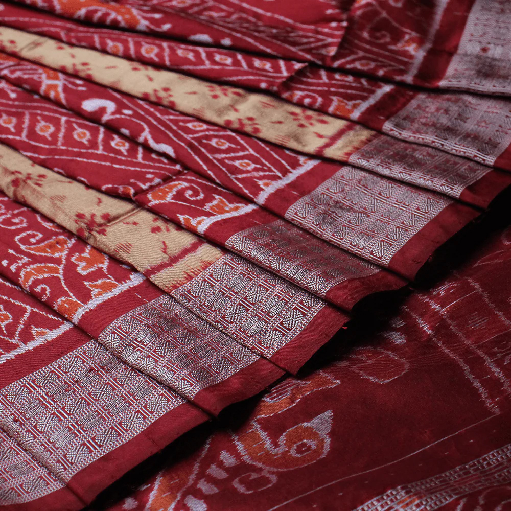 Sambalpuri Handloom Silk Saree - Luxurious Pata