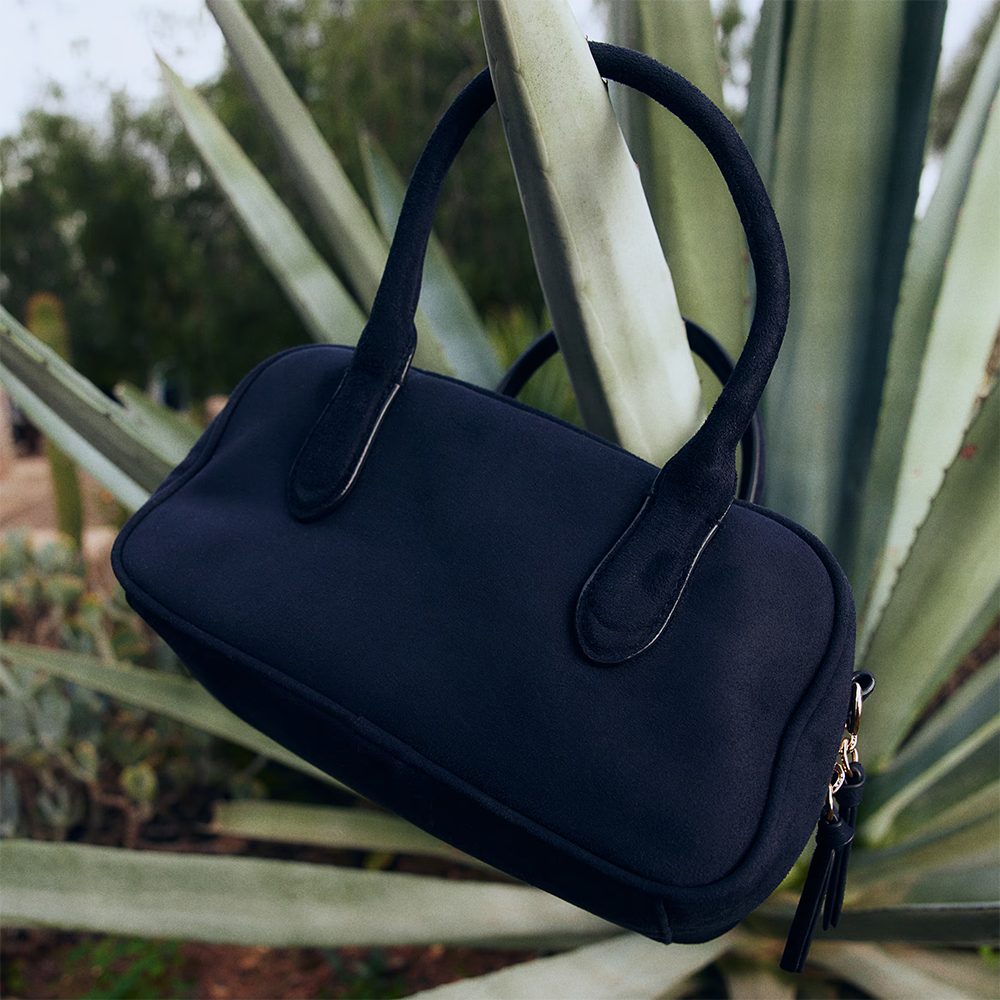 Napped crossbody bag