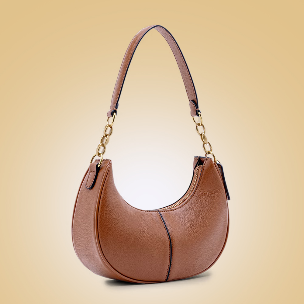 MIRAGGIO Elisa Brown Shoulder Bag (M)