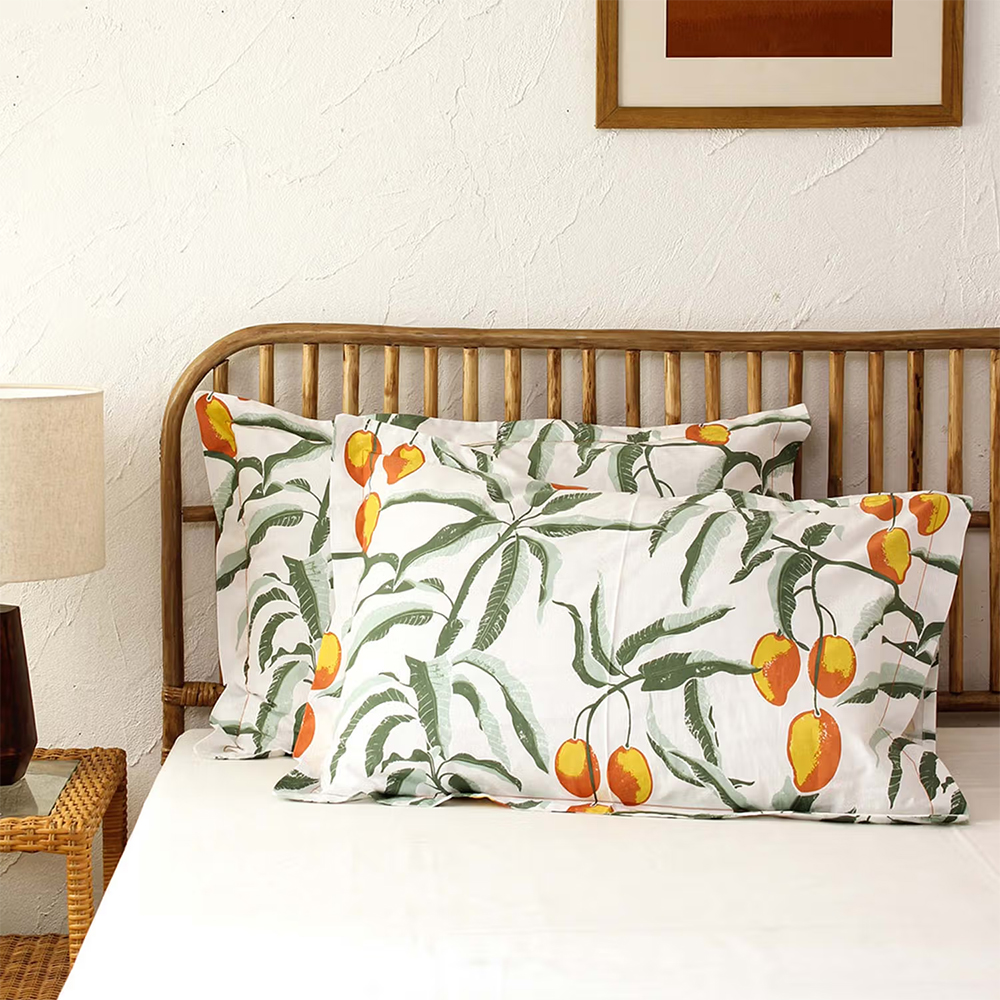 House This Pillow Cover Set Amra Orange Set of 2