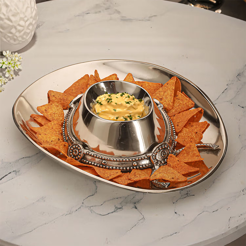 Trovea's Hat Chip & Dip Platter