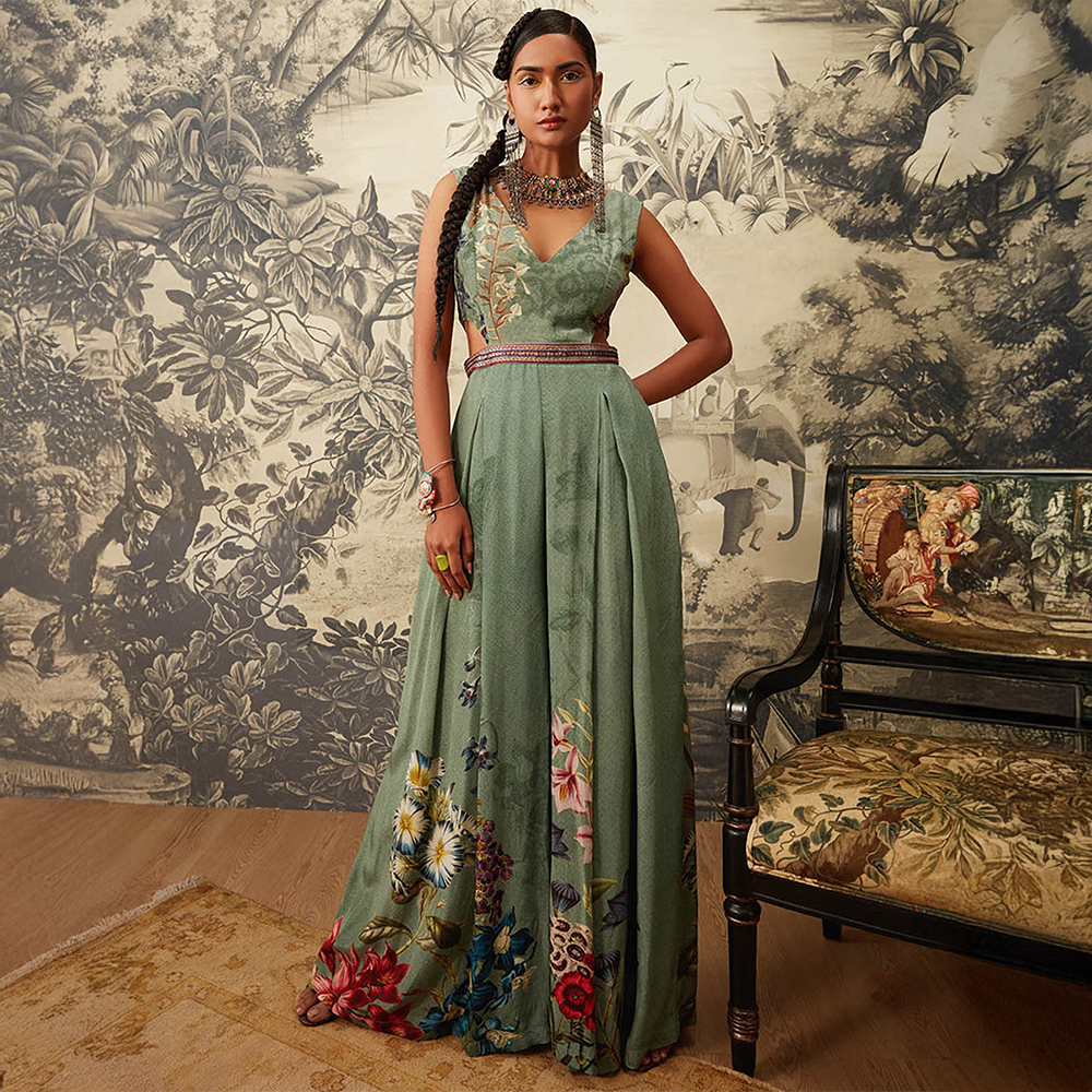 KALISTA Sage Green Freya Jumpsuit