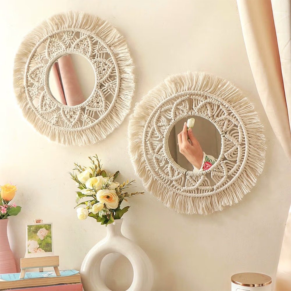 Karighar Artisan Gaze Mirror Set (2 Mirrors)