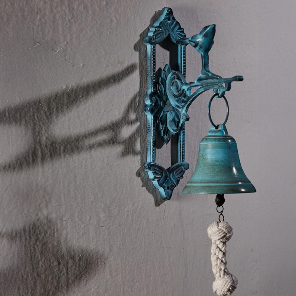 Fabindia Blue Casted Metal Bell