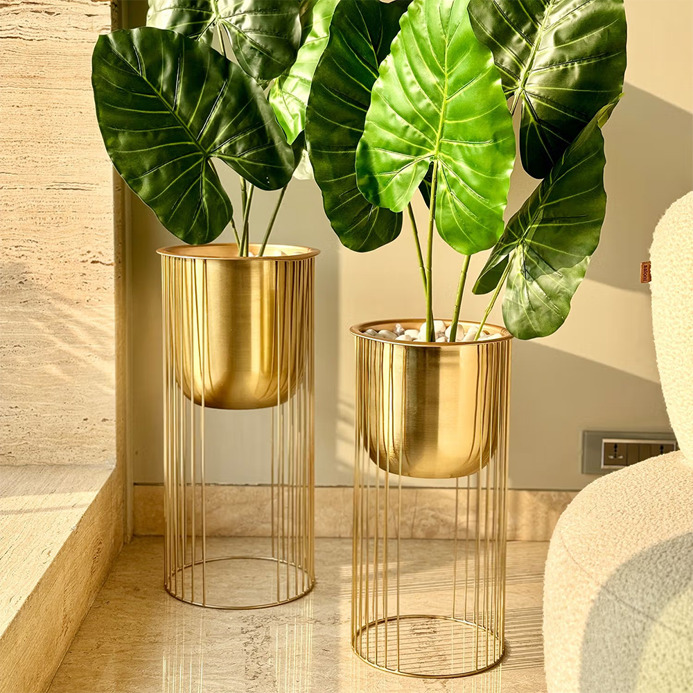Mason Home Aurum Planter Gold (Set Of 2)
