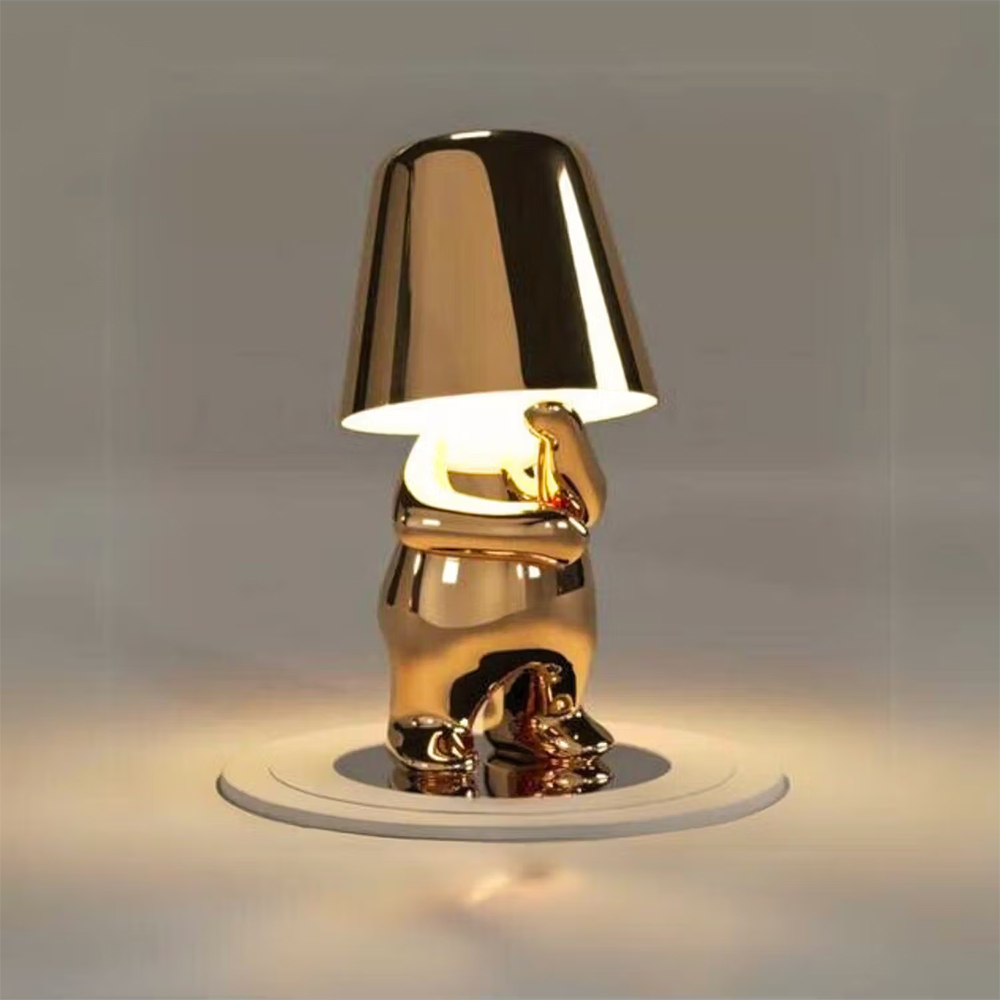 The Artment GlowMen Thinker Lamps For Living Room Home Décor Gold