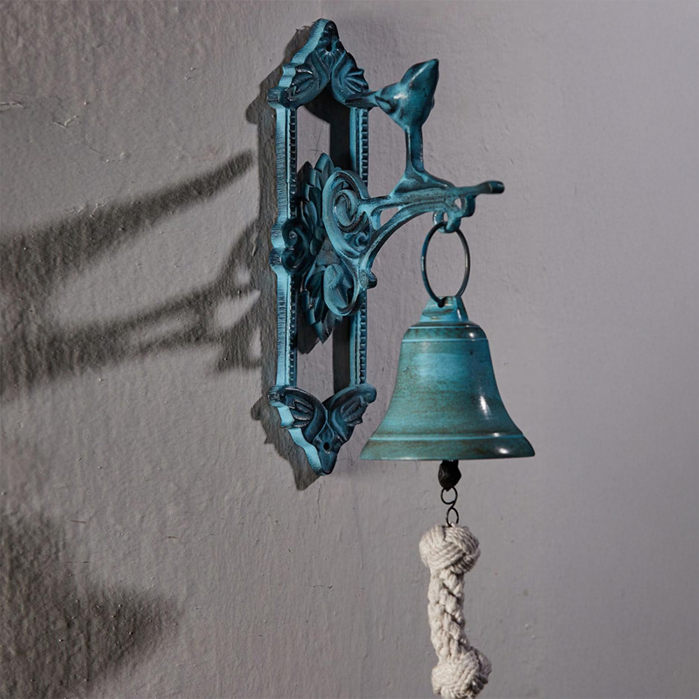 Fabindia Blue Casted Metal Bell