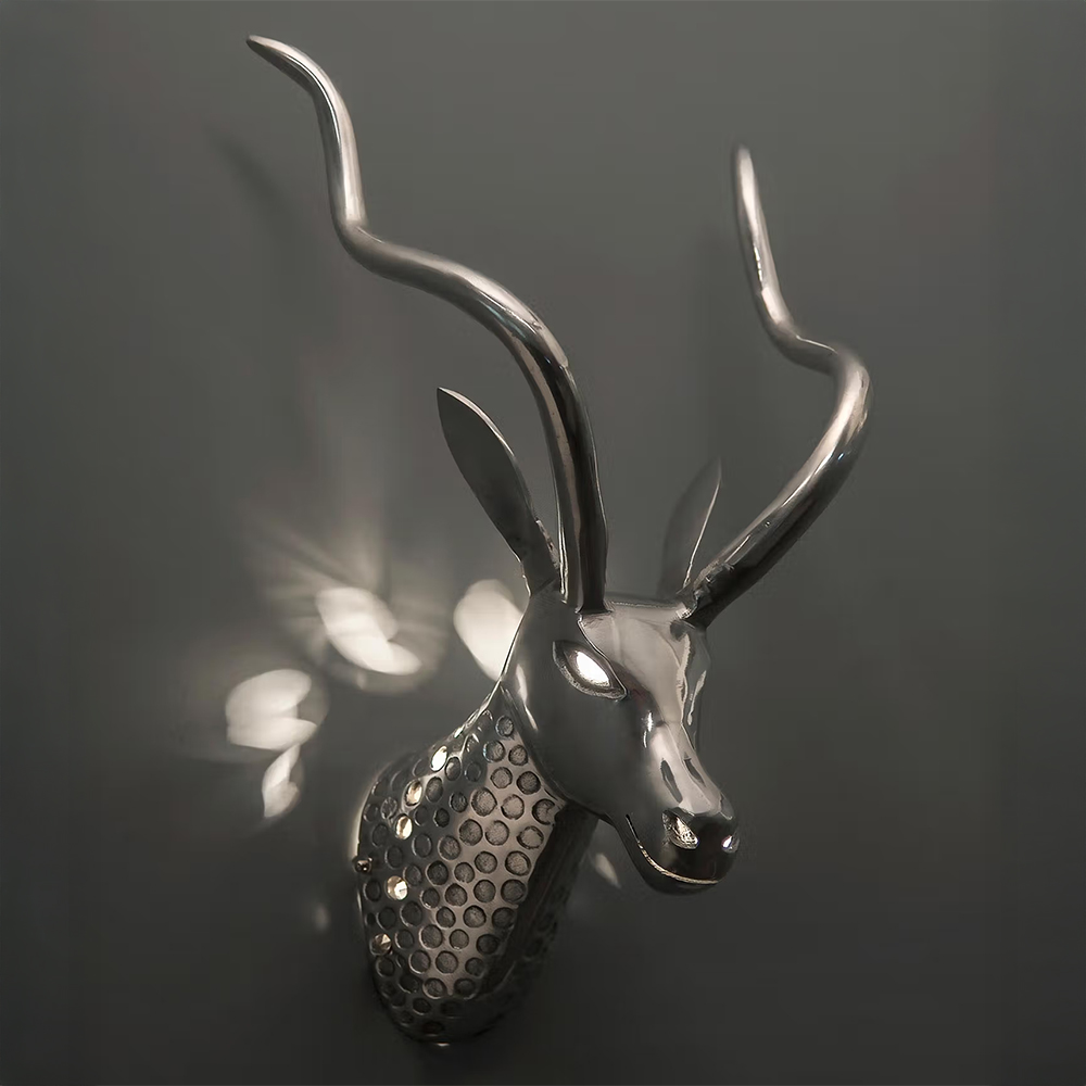 Homesake Trophy Deer Head Wall Light
