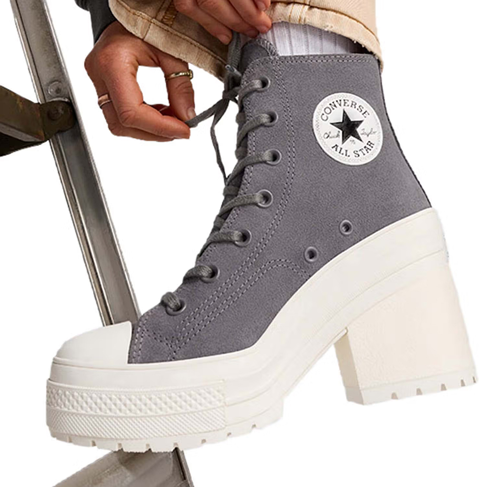 Converse Unisex Chuck 70 De Luxe Heel Platform Leather High Top Sneakers