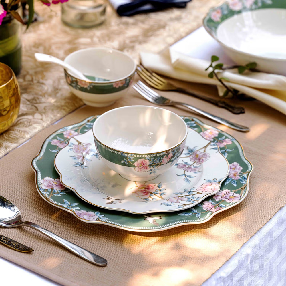 Vigneto Green Dinner (Set of 18)