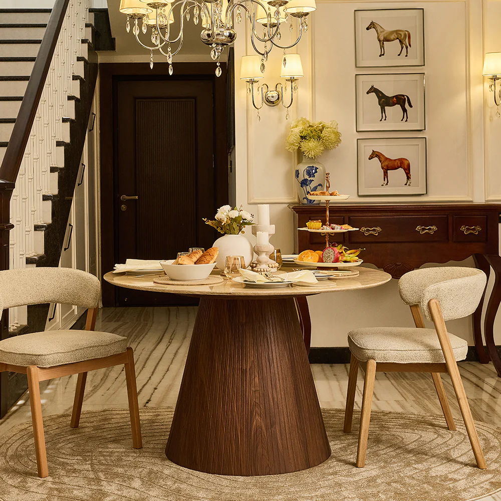 Monarch Round 4 Seater Dining Table