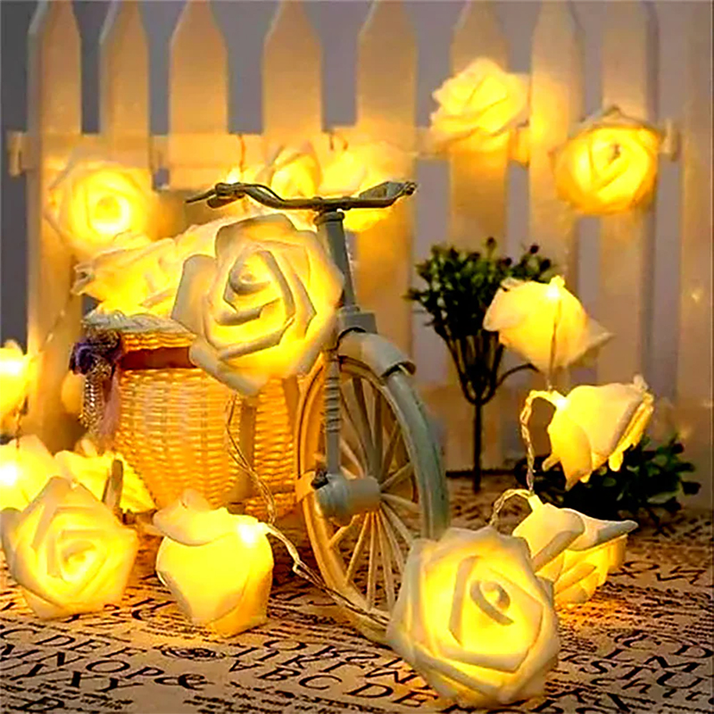 Eternal Rosa Foam String Light - Yellow