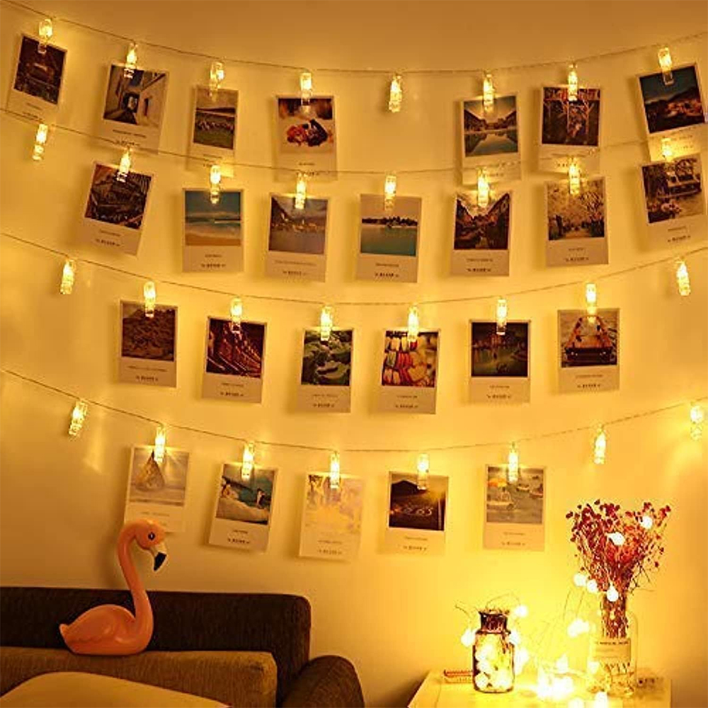Desidiya® 16 Plastic Photo Clip Led String Lights