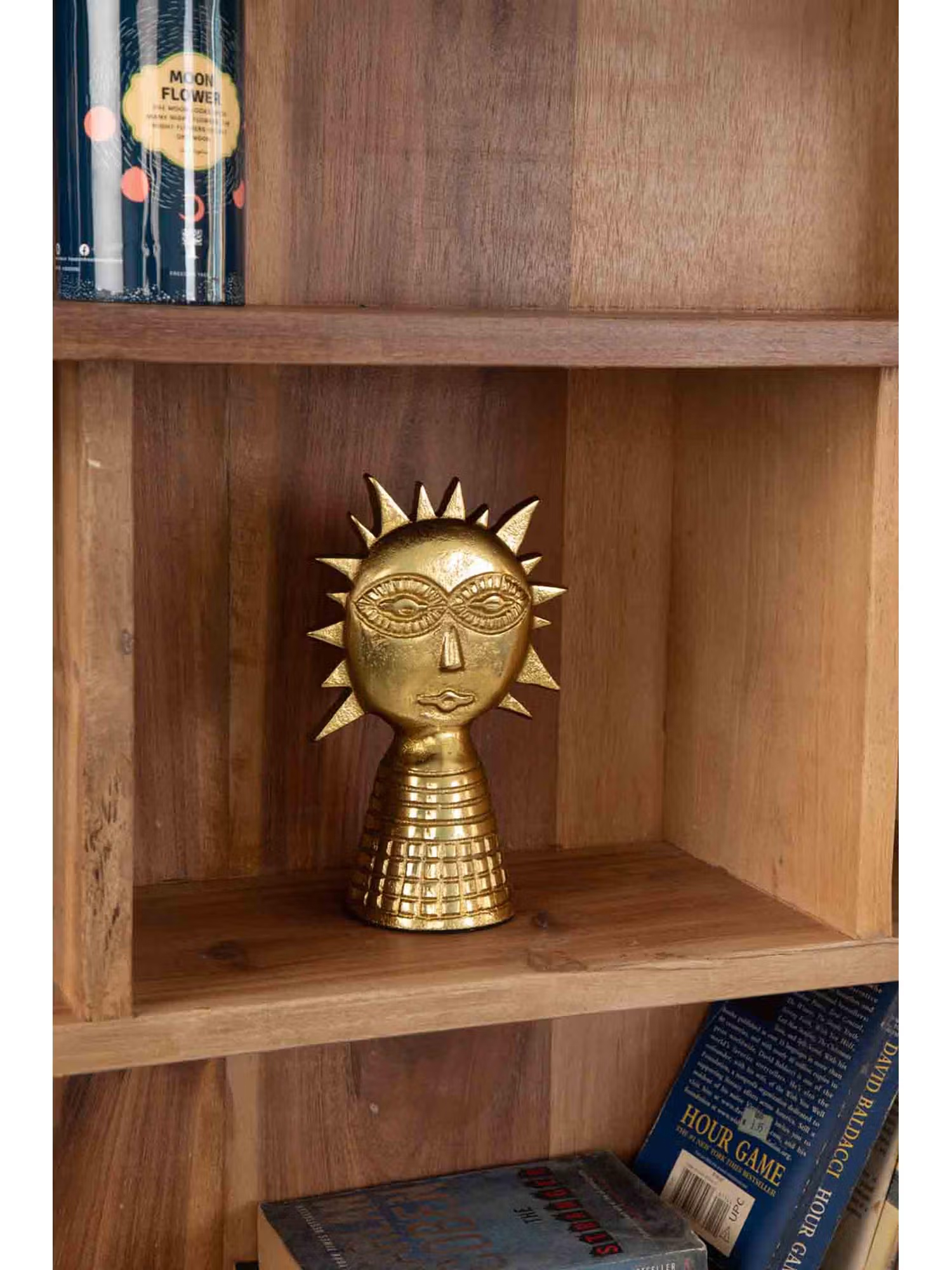 Freedom Tree Red Star Sun Handcrafted Gold Sculpture