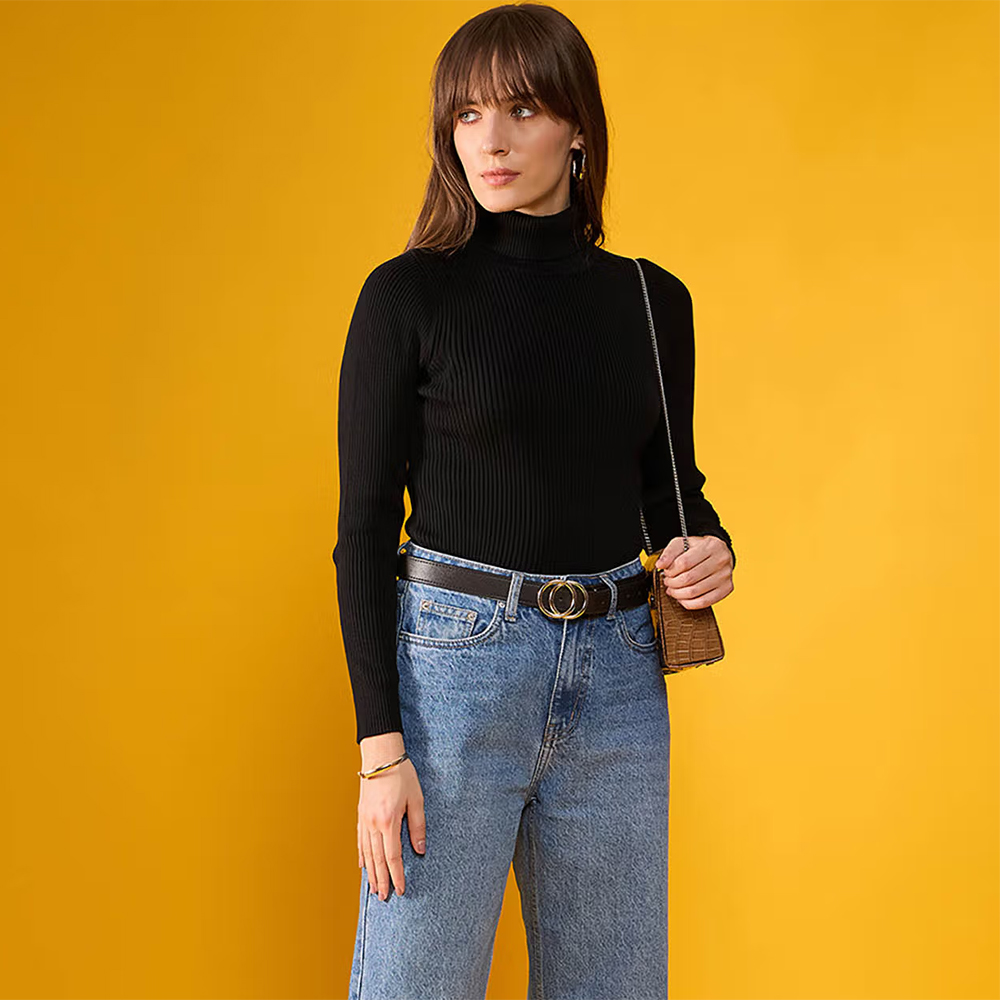 98 Degree North Women Turtle Neck Pullover