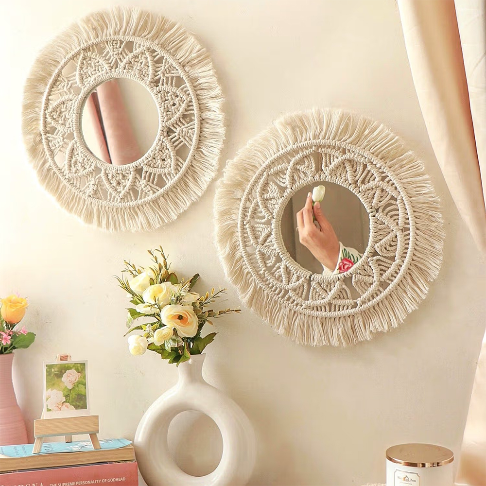 Karighar Artisan Gaze Mirror Set (2 Mirrors)