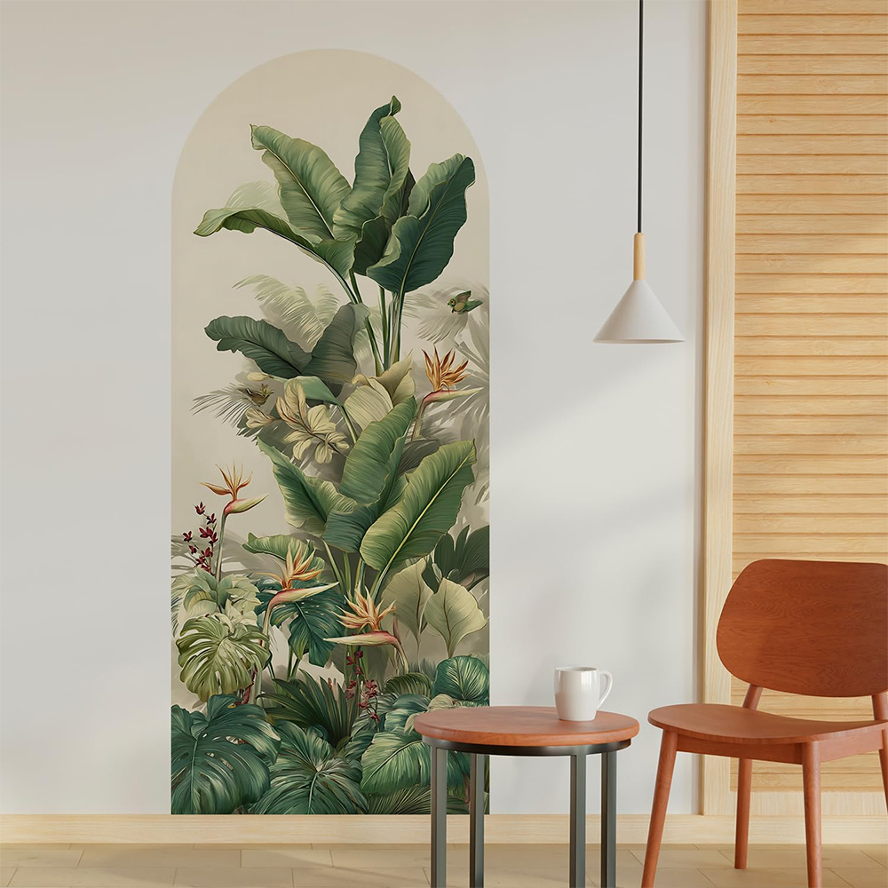 PAPER PLANE DESIGN Tropical Arch Wall Mural