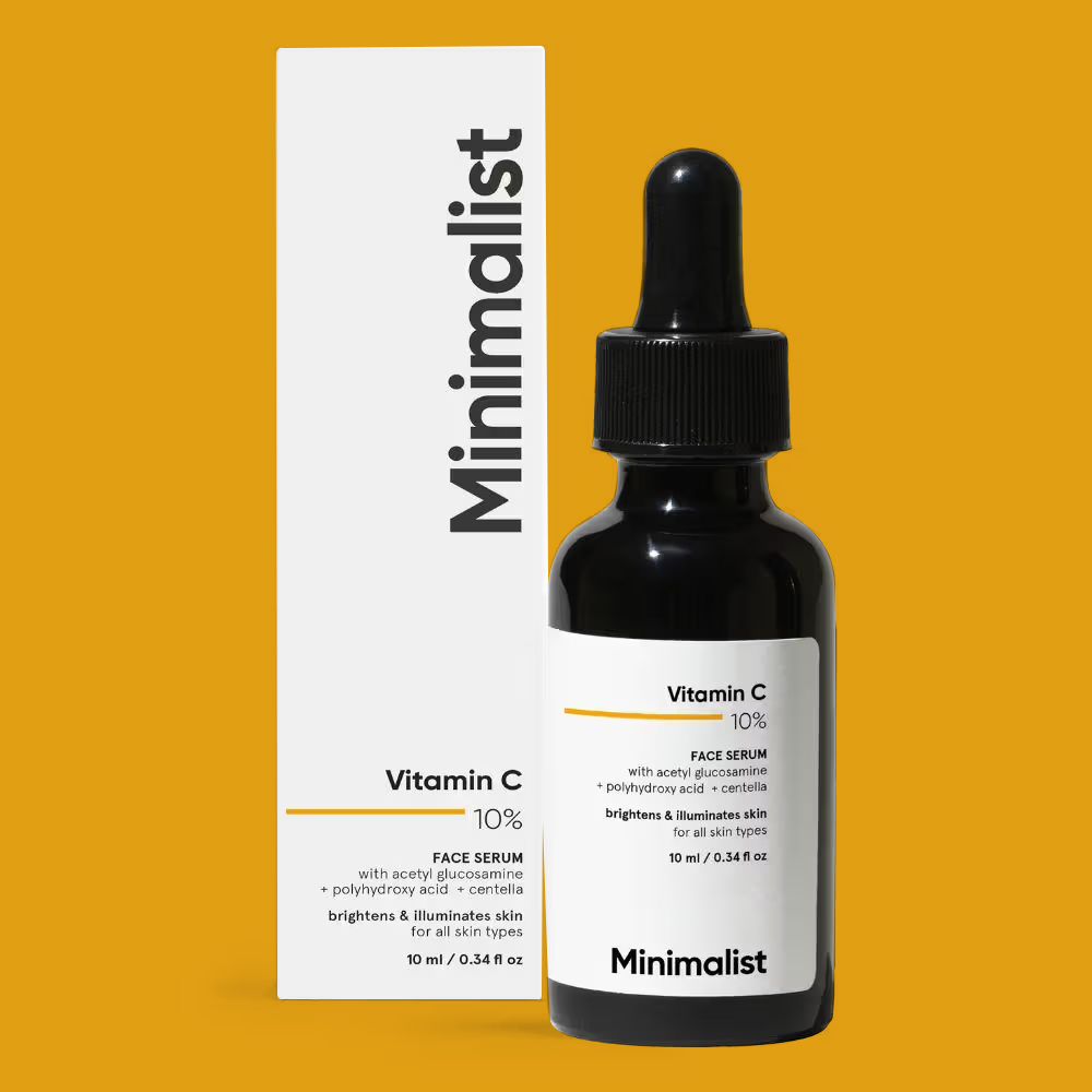 Minimalist 10% Vitamin C Serum For Face For Glowing Skin For Beginners