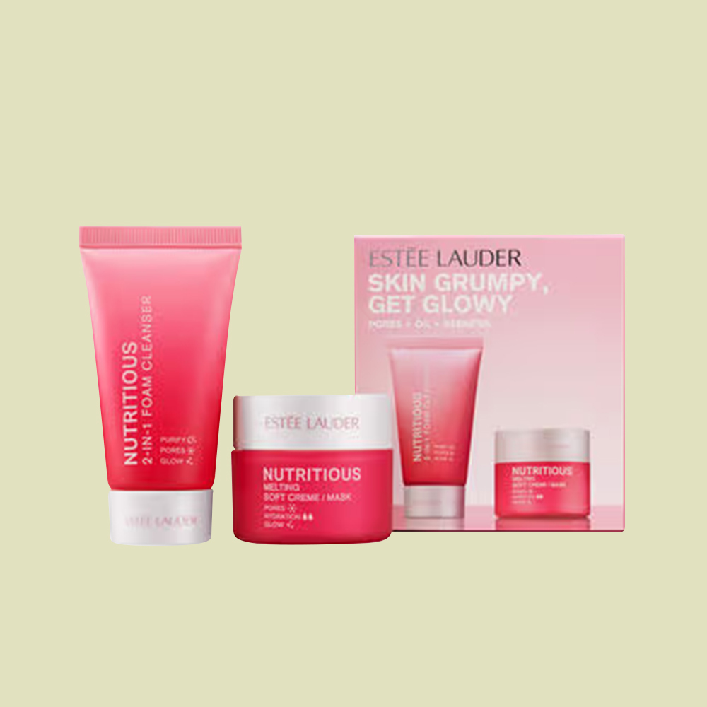 Estee Lauder Skin Grumpy, Get Glowy Mini Duo