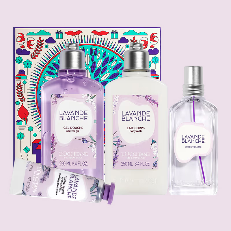 L'Occitane White Lavender Essentials Gift Set