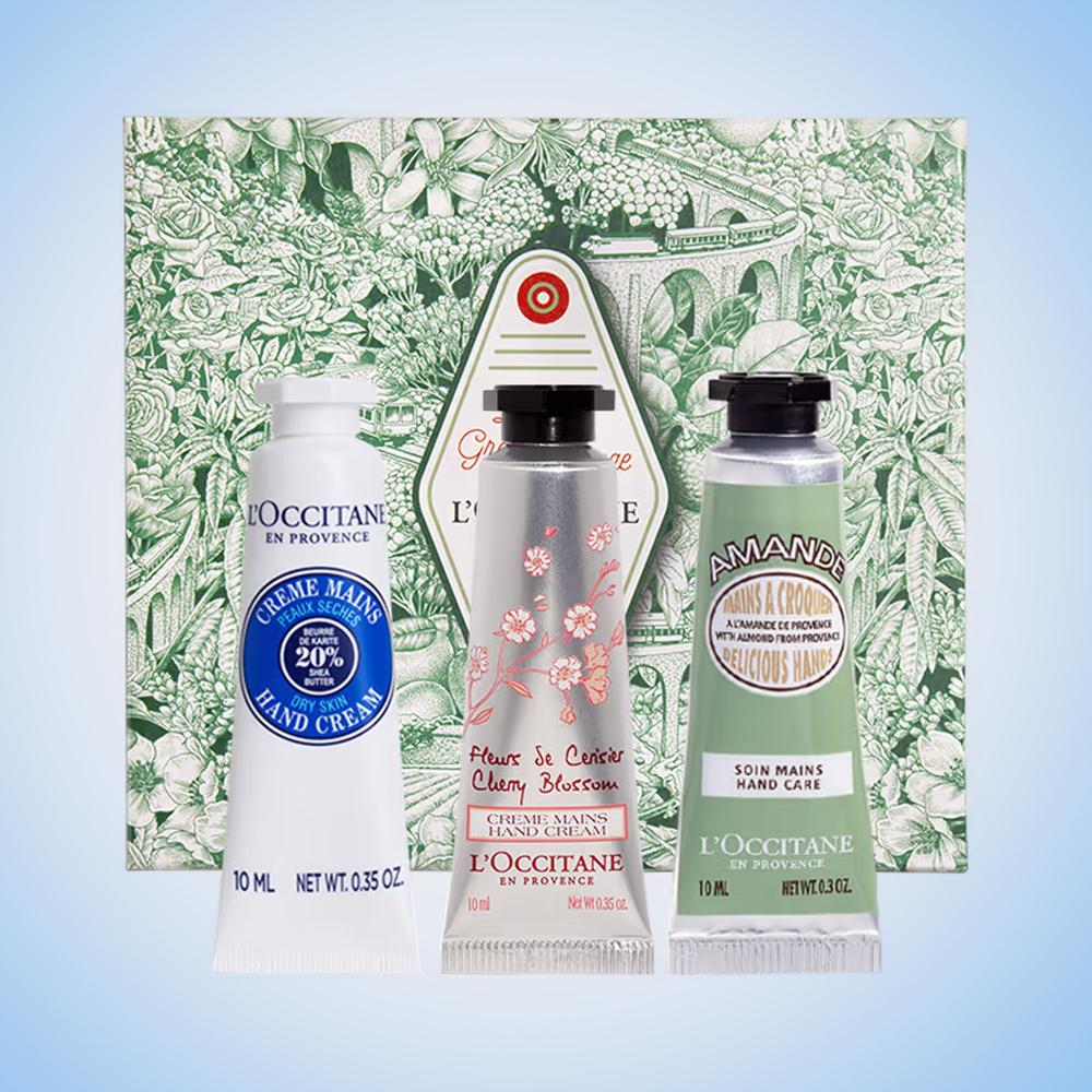 L'Occitane Shea Butter, Almond & Cherry Blossom Hand Cream Trio