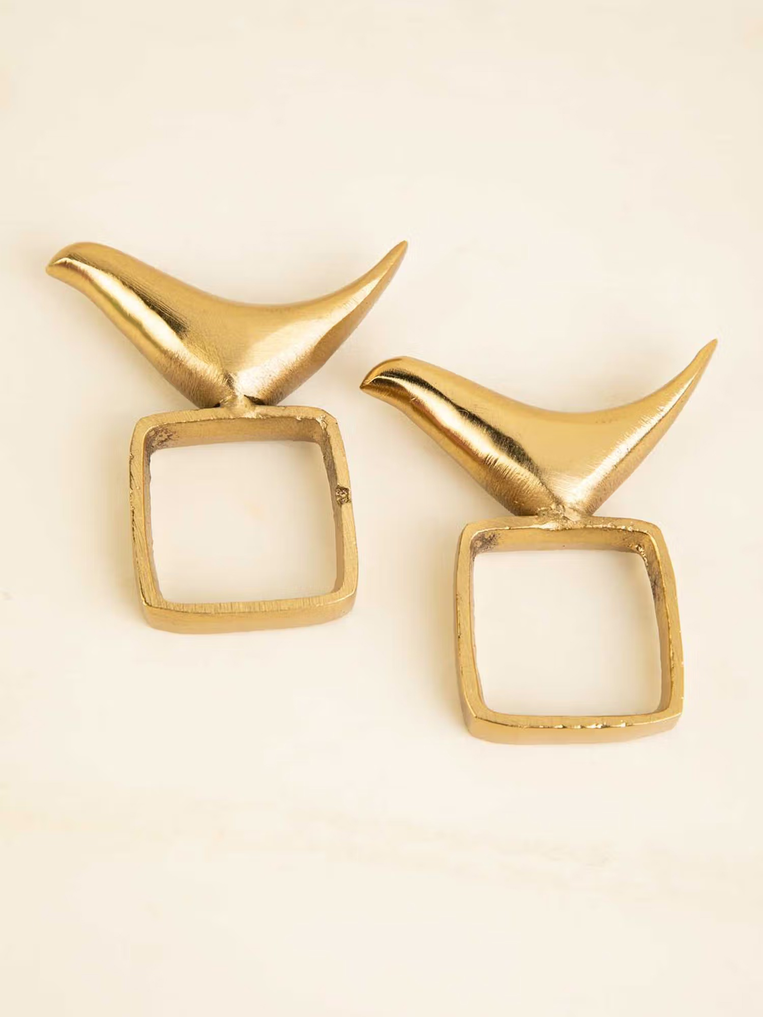 Freedom Tree Ft Birdie Handcrafted Brass and Metal Napkin Ring