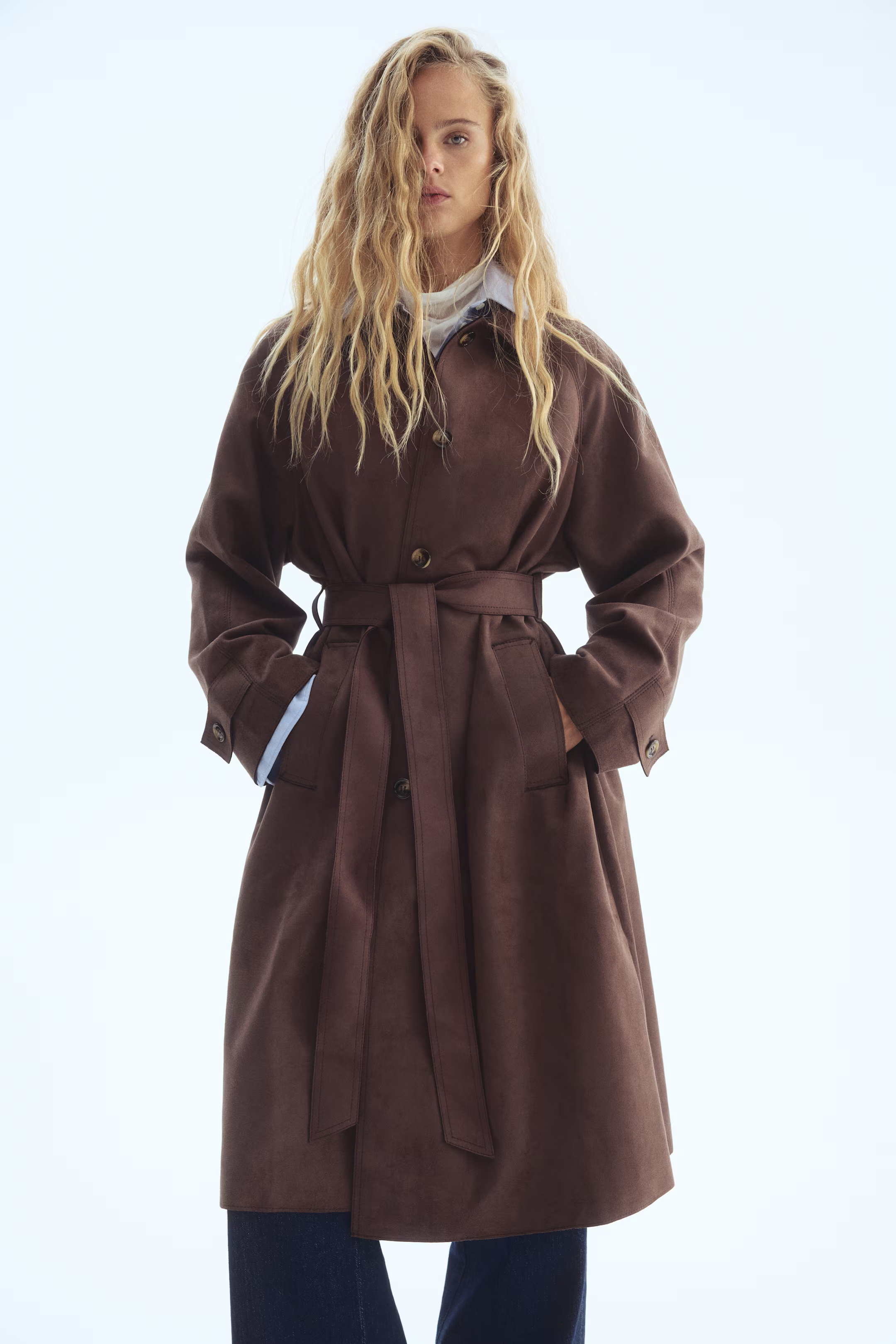 Tie Belt Coat