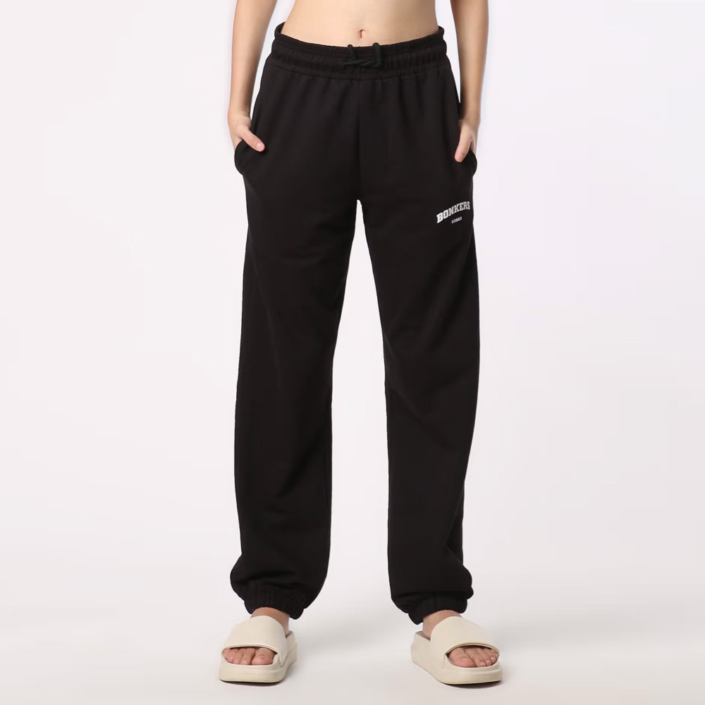 Bonkers Corner Black Joggers