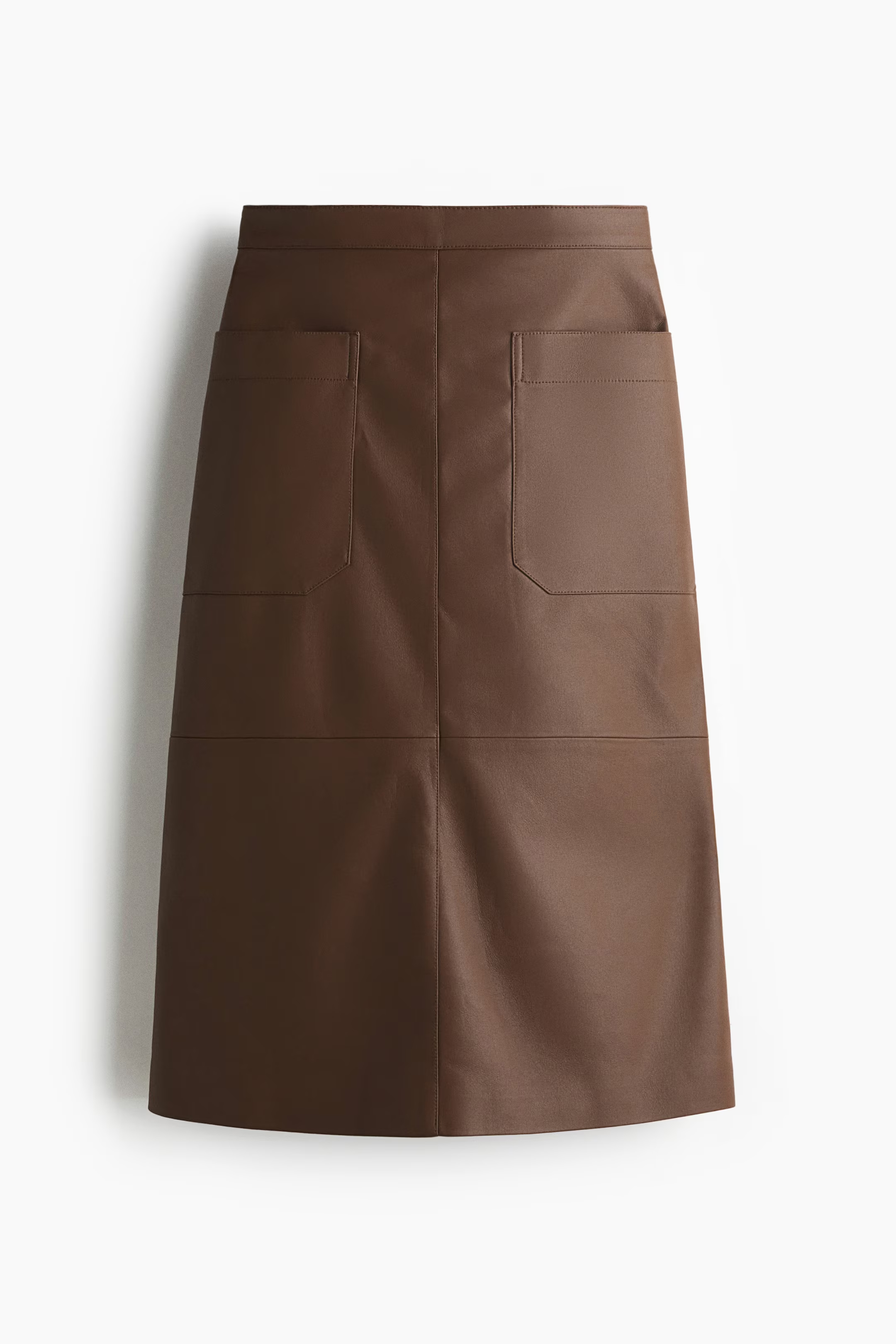 H&M Coated midi skirt
