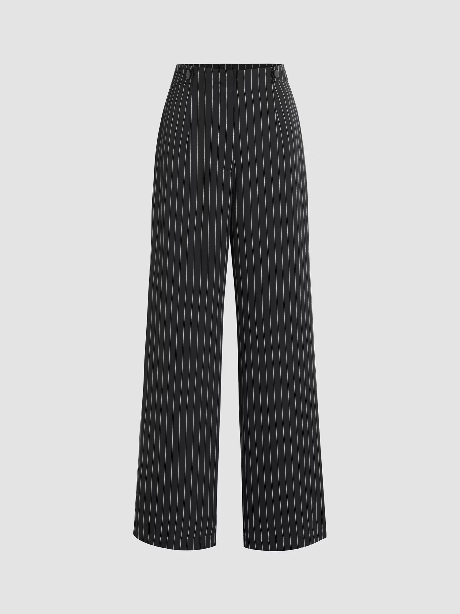 Cider Striped Button Straight Leg Pants